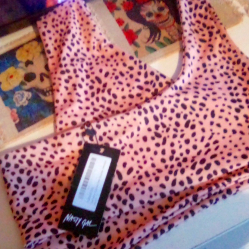 One Piece cut out swim suit